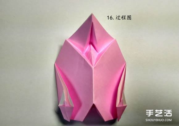 手工鯨魚折紙圖解教程 卡通鯨魚的折法步驟 -  rpnrmr.com