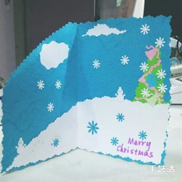 手工自制圣誕賀卡圖片 簡單圣誕賀卡制作圖解 -  rpnrmr.com