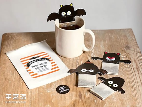 萬圣節(jié)茶包手工制作 卡紙制作萬圣節(jié)茶包方法 -  rpnrmr.com
