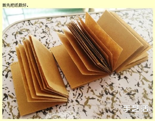 迷你小書本制作過程 手工書本制作方法圖解 -  rpnrmr.com