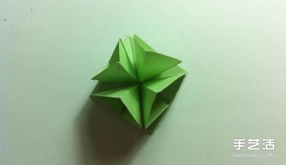 一張紙折四葉草圖解 創(chuàng)意四葉草的折法步驟 -  rpnrmr.com
