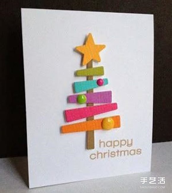 簡單圣誕賀卡制作圖解 手工圣誕卡片制作圖片 -  rpnrmr.com