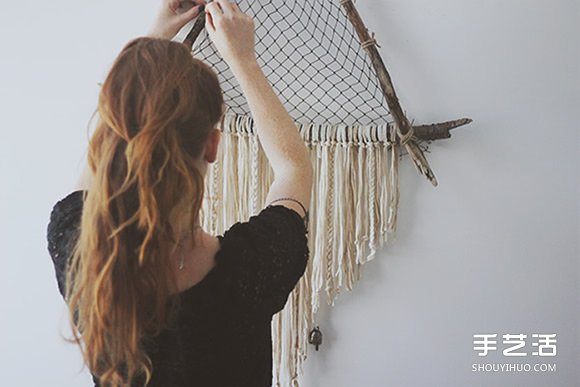 三角形捕夢(mèng)網(wǎng)的制作方法 簡(jiǎn)單自制捕夢(mèng)網(wǎng)圖解 -  rpnrmr.com