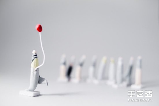 低溫瓷燒制的陶偶作品 治愈系手工陶偶圖片欣賞 -  rpnrmr.com