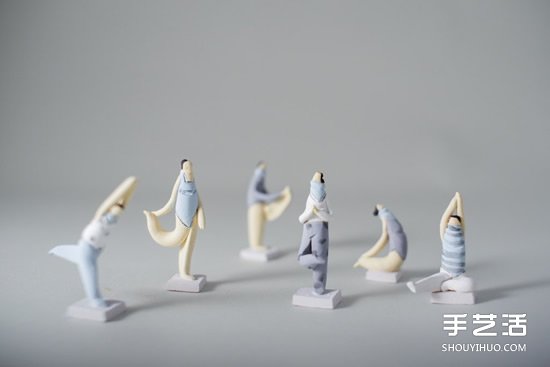 低溫瓷燒制的陶偶作品 治愈系手工陶偶圖片欣賞 -  rpnrmr.com
