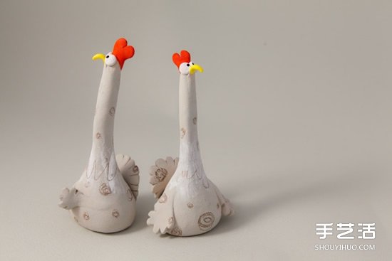 低溫瓷燒制的陶偶作品 治愈系手工陶偶圖片欣賞 -  rpnrmr.com