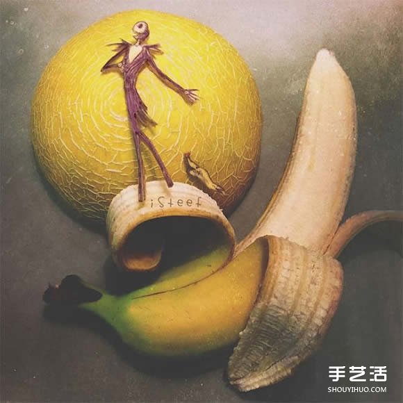 用香蕉創(chuàng)作的藝術(shù)作品 表現(xiàn)更多獨到的想像 -  rpnrmr.com