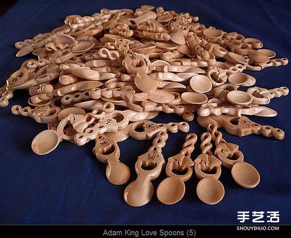 “愛”勺木雕藝術(shù)家Adam King 的雕刻作品 -  rpnrmr.com