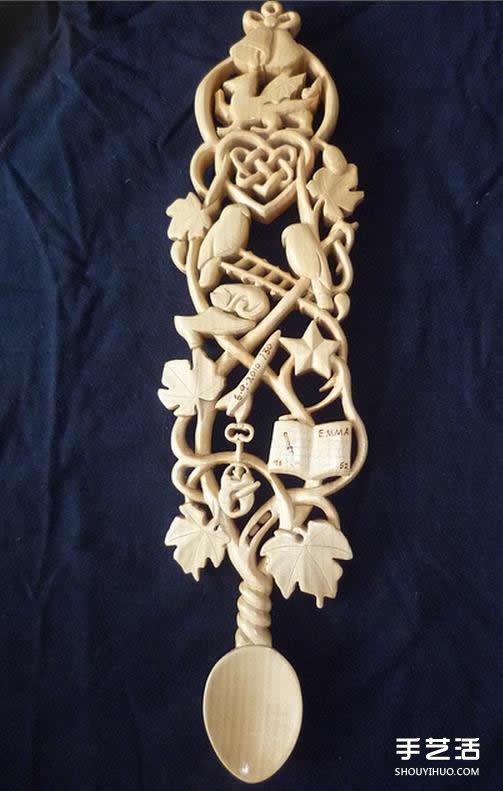 “愛”勺木雕藝術(shù)家Adam King 的雕刻作品 -  rpnrmr.com