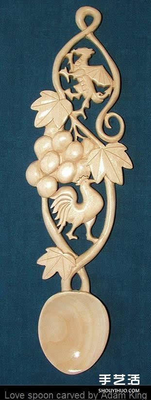 “愛”勺木雕藝術(shù)家Adam King 的雕刻作品 -  rpnrmr.com