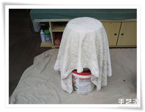 舊毛巾廢物利用做花盆 水泥毛巾花盆手工制作 -  rpnrmr.com