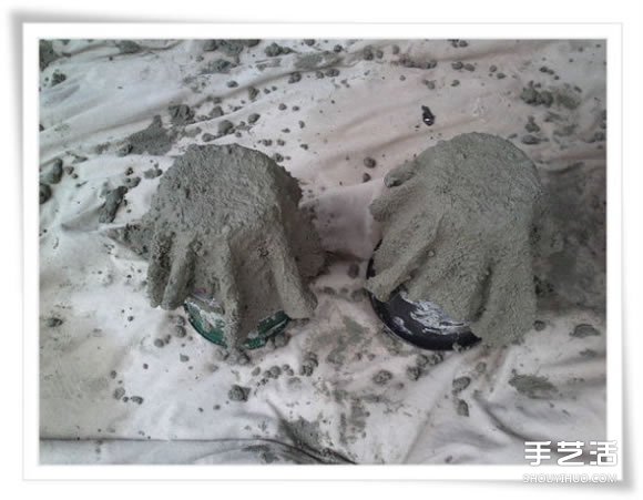 舊毛巾廢物利用做花盆 水泥毛巾花盆手工制作 -  rpnrmr.com