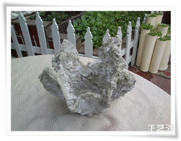 舊毛巾廢物利用做花盆 水泥毛巾花盆手工制作 -  rpnrmr.com