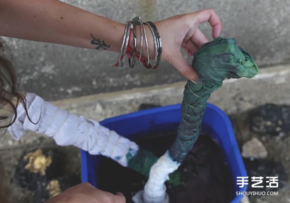 衣服靛藍染色方法步驟 靛藍染色衣物DIY圖解  -  rpnrmr.com