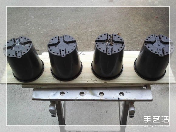 木質(zhì)花架制作方法圖解 自制多層花盆架子做法 -  rpnrmr.com