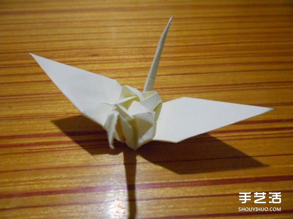 怎么折玫瑰千紙鶴步驟 玫瑰紙鶴的折法圖解  -  rpnrmr.com