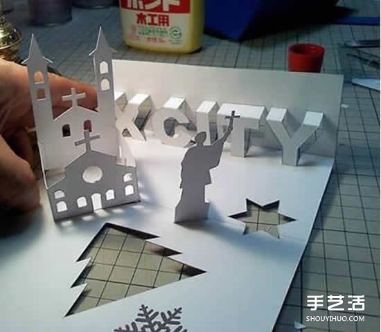 圣誕立體賀卡制作圖解 立體圣誕賀卡制作方法 -  rpnrmr.com