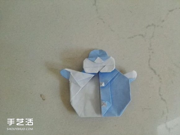 如何折紙雪人的教程 手工折雪人的折法圖解 -  rpnrmr.com