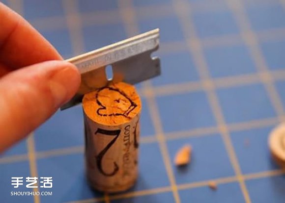 紅酒瓶塞制作印章的方法 軟木塞圖章DIY教程 -  rpnrmr.com