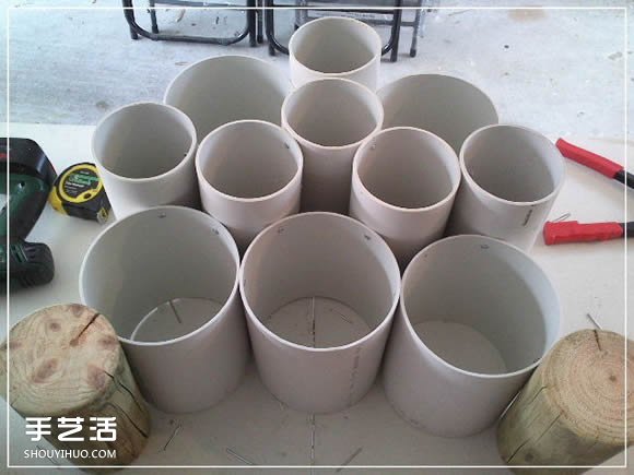 塑料水管做鞋架的教程 DIY塑料水管鞋架的方法 -  rpnrmr.com