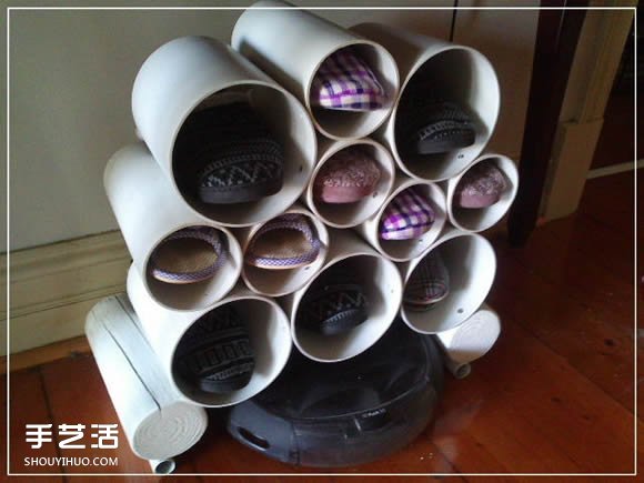 塑料水管做鞋架的教程 DIY塑料水管鞋架的方法 -  rpnrmr.com