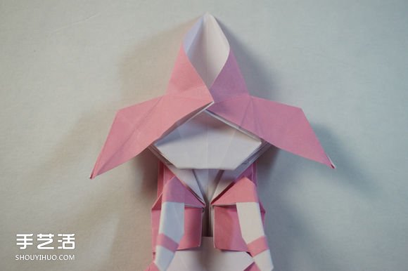 折紙女孩的步驟圖解 復(fù)雜女生的折法教程 -  rpnrmr.com
