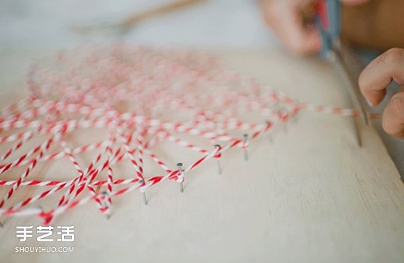 情人節(jié)愛(ài)心禮物制作方法 纏線愛(ài)心裝飾擺件DIY -  rpnrmr.com