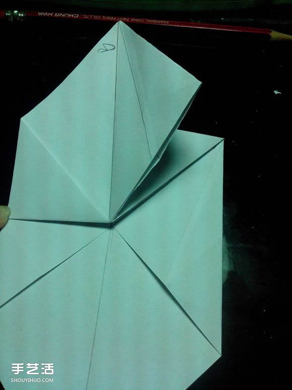 手工折紙漂亮盒子圖解 帶紙鶴包裝盒子折法 -  rpnrmr.com