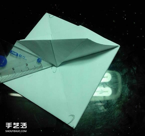 手工折紙漂亮盒子圖解 帶紙鶴包裝盒子折法 -  rpnrmr.com
