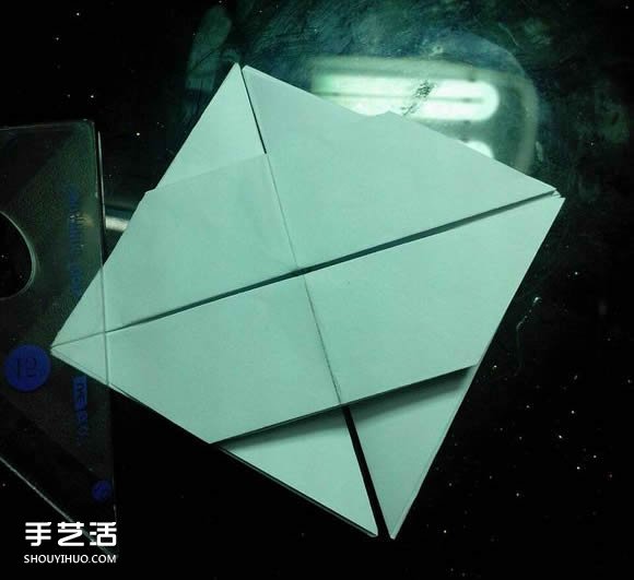 手工折紙漂亮盒子圖解 帶紙鶴包裝盒子折法 -  rpnrmr.com