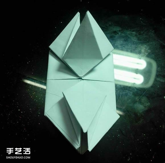 手工折紙漂亮盒子圖解 帶紙鶴包裝盒子折法 -  rpnrmr.com