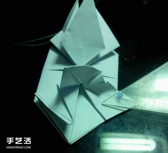 手工折紙漂亮盒子圖解 帶紙鶴包裝盒子折法 -  rpnrmr.com