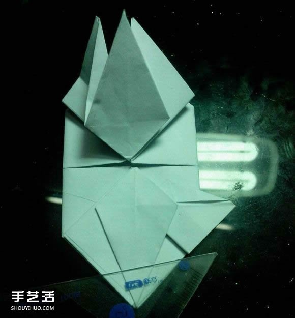 手工折紙漂亮盒子圖解 帶紙鶴包裝盒子折法 -  rpnrmr.com