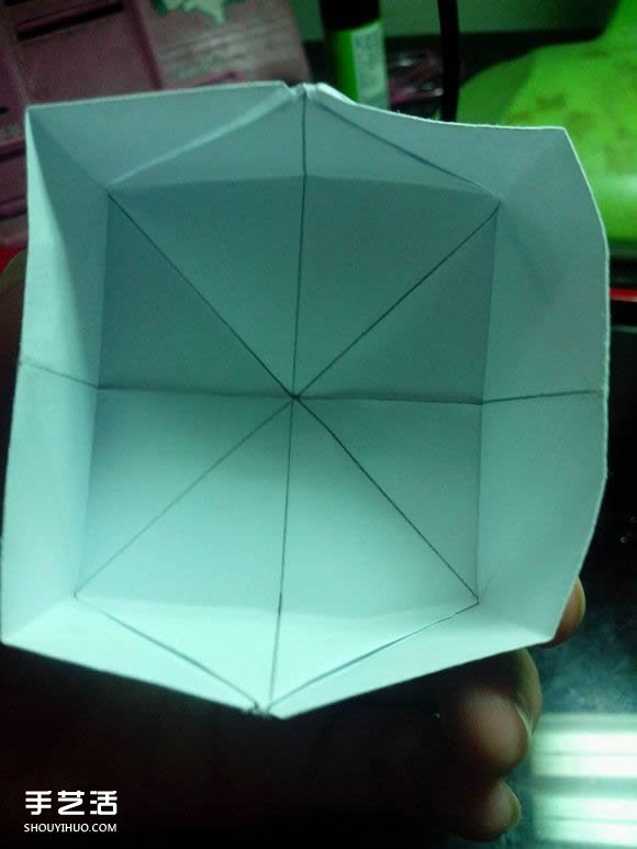 手工折紙漂亮盒子圖解 帶紙鶴包裝盒子折法 -  rpnrmr.com