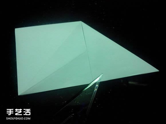 手工折紙漂亮盒子圖解 帶紙鶴包裝盒子折法 -  rpnrmr.com