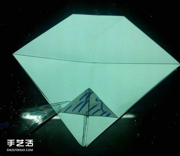 手工折紙漂亮盒子圖解 帶紙鶴包裝盒子折法 -  rpnrmr.com