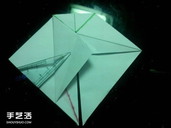 手工折紙漂亮盒子圖解 帶紙鶴包裝盒子折法 -  rpnrmr.com