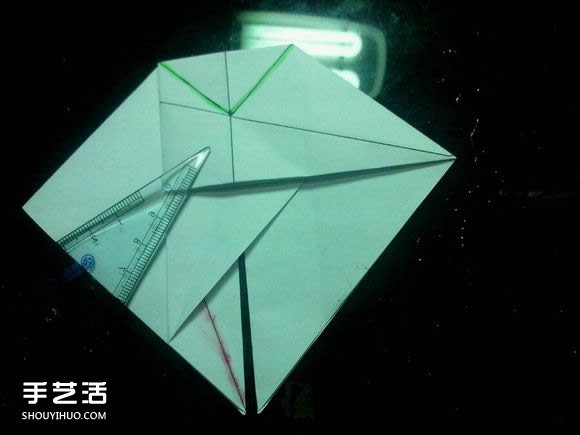 手工折紙漂亮盒子圖解 帶紙鶴包裝盒子折法 -  rpnrmr.com
