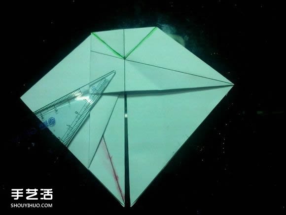 手工折紙漂亮盒子圖解 帶紙鶴包裝盒子折法 -  rpnrmr.com