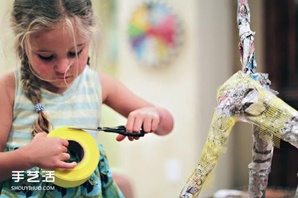 幼兒手工制作長頸鹿 紅酒瓶塞DIY長頸鹿教程 -  rpnrmr.com