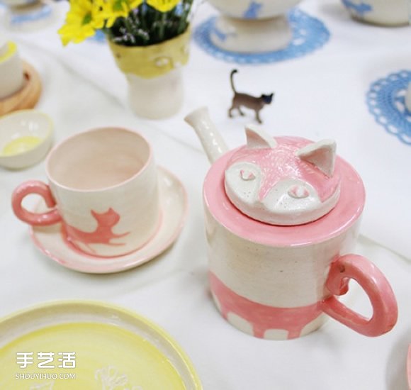 以可愛小動物為原型的手工陶瓷作品圖片欣賞 -  rpnrmr.com