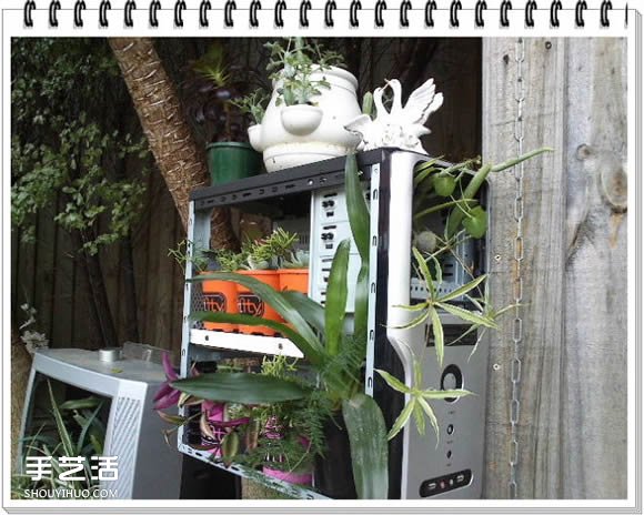 舊電腦機箱DIY花架 電腦主機制作花架的方法 -  rpnrmr.com