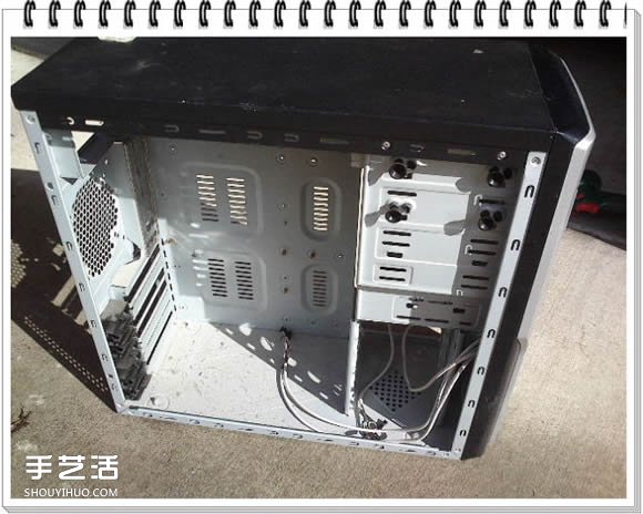 舊電腦機箱DIY花架 電腦主機制作花架的方法 -  rpnrmr.com