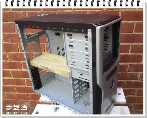 舊電腦機箱DIY花架 電腦主機制作花架的方法 -  rpnrmr.com