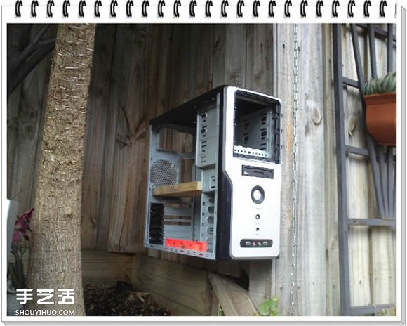 舊電腦機箱DIY花架 電腦主機制作花架的方法 -  rpnrmr.com
