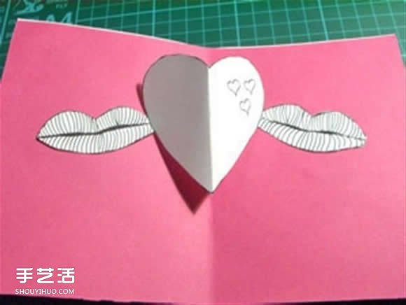 自制立體情人節(jié)賀卡圖解 七夕情人節(jié)賀卡DIY -  rpnrmr.com
