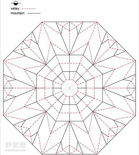 三種八瓣花折紙方法圖解 八瓣花的折法步驟圖 -  rpnrmr.com