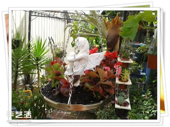 高壓鍋鍋蓋廢物利用DIY制作花盆盆景的方法 -  rpnrmr.com