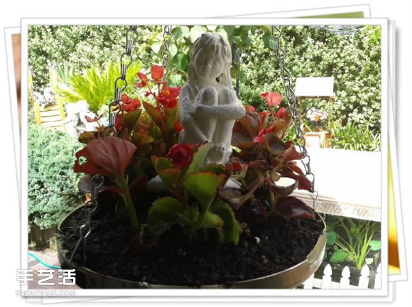 高壓鍋鍋蓋廢物利用DIY制作花盆盆景的方法 -  rpnrmr.com