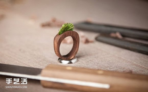 純手工打磨而成的木頭首飾 質(zhì)樸而別具一格 -  rpnrmr.com